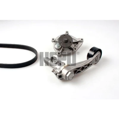 Imagen de HEPU PK08100 Bomba de agua + kit correa poli V con PEUGEOT: 207 Hatchback, 308 I 2008 Familiar, CITROËN: C4 Coupé
