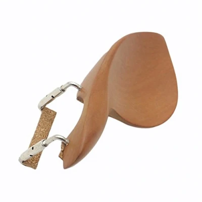 Imagen de Violin Chin Rest, Wooden Rest Soporte con Corcho para 3/4 4/4