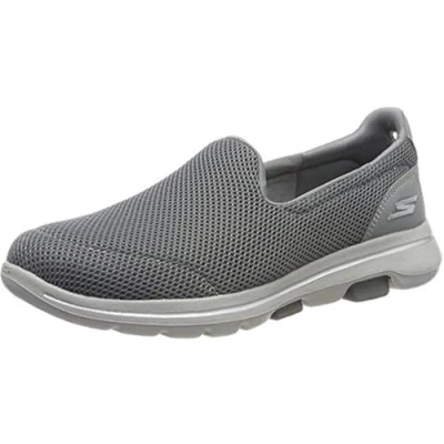 Imagen de Skechers Go Walk 5 Honor, Zapatillas Mujer, Ribete Textil Gris, 37 EU