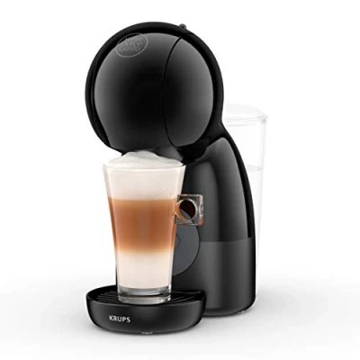 Imagen de Krups Nescafé Dolce Gusto Piccolo XS Cafetera cápsulas de 15 bares presión y 1500 W potencia, depósito 0.8 L, monodosis multibebidas frías calientes, manual, compacta, negro gris