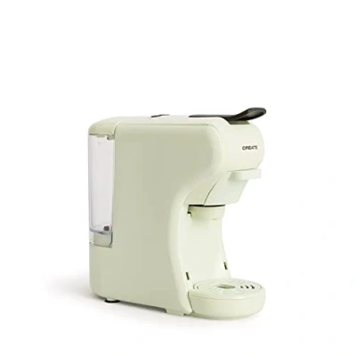 Imagen de CREATE / POTTS/Cafetera multicápsula express y café molido Verde 19 bar, programable, ligera compacta, tanque 600ml, sistema Thermoblock, apta para en todos sus formatos, 1450 W
