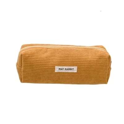 Imagen de NVOQILIN estuche para lápices, de papelería, bolsa maquillaje, pana, organizador papelería la escuela y oficina