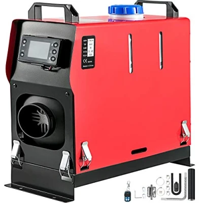 Imagen de VEVOR Calentador de Aire Diesel 12V 5KW Combustible Calefacción Estacionaria Estacionamiento Control Remoto con Interruptor LCD (1 Salida Aire)