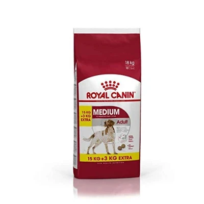 Imagen de Royal Canin Medium Adult Dry Mix 15 kg + 3 Extra Free (Total 18 kg)