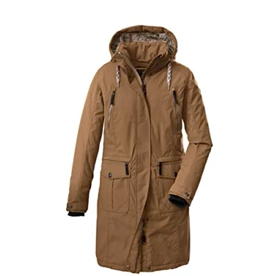 Imagen de G.I.G.A. DX Women&#039;s Abrigo informal funcional con capucha cremallera GW 47 WMN CT, marrón claro, 36, 38720 000