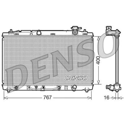 Imagen de Radiador, refrigeración del motor DENSO DRM50030