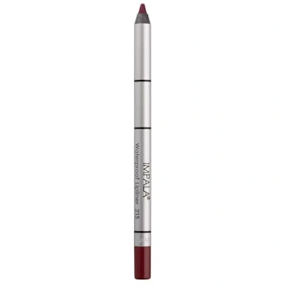 Imagen de IMPALA Lápiz de Labios Cremoso Waterproof Color Burdeos 215 Perfilador Permanente Labial Resistente al Agua Delineador Larga Duración Efecto voluminizador