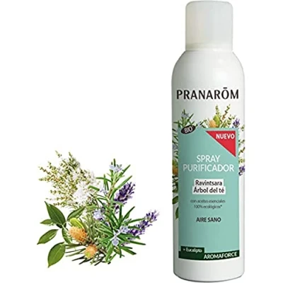 Imagen de PRANAROM Aromaforce Spray Purificador Ravintsara/Árbol del Té + Eucalipto Bio Color Ravintsara 150ml