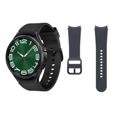 Imagen de Samsung Galaxy Watch6 Classic Bluetooth, 47 mm + Correa de recambio Smartwatch, Control Salud, Seguimiento Deportivo, Batería Carga Rápida, Negro (Versión Española)