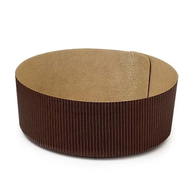 Imagen de Decora, 0320167 5 Moldes para Panettone Bajo de 1000 g, Papel Rígido Celulosa Pura, Resistente a Temperaturas 200 C, Ideal Hacer un en Casa, Hechos Italia.