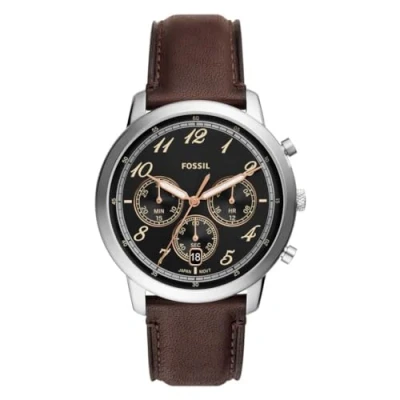 Imagen de Fossil Reloj Analógico para Hombre de Cuarzo con Correa en Cuero FS6024