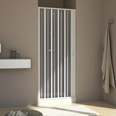 Imagen de Forte Puerta de Ducha 90 CM H185 PVC Mod. Aura Lateral