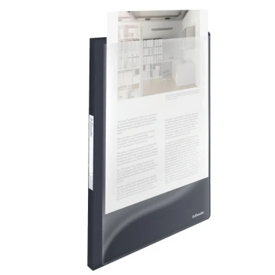 Imagen de Esselte Vivida Polipropileno (PP) Negro Carpeta (Polipropileno (PP), Negro, A4, 80 hojas, 233 mm, 17 mm)