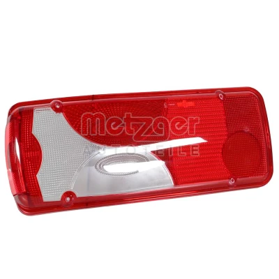 Imagen de METZGER 2080277 Tulipa, piloto trasero izquierda rojo/blanco sin portalámparas con marca de control E MERCEDES BENZ: Sprinter 3.5 T Caja / Chasis