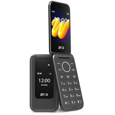 Imagen de Móvil SPC Wild, 48+128 MB, 1600 mAh, QVGA, Botón SOS, 4G, 240h Autonomía, Negro