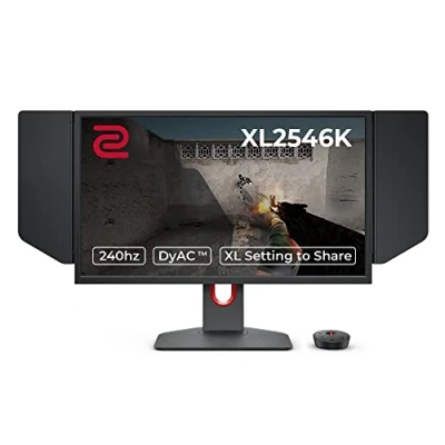 Imagen de BenQ ZOWIE XL2746K Monitor Gaming (27 pulgadas, 240 Hz, 0.5ms, DyAc+, XL Setting to Share, S switch, Shielding Hood)