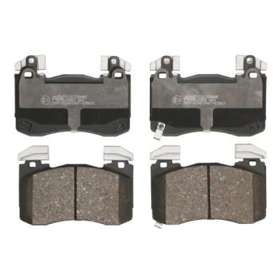 Imagen de ABE C10339ABE Juego de pastillas freno Eje delantero Low Metallic con avisador acústico desgaste Chapa antichirridos accesorios
