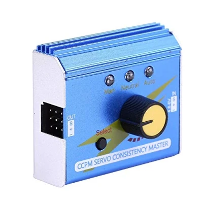 Imagen de V GEBY Servo Tester, Probador de Motores consistencia Digital Servocontrolador Metal para RC Car Plane Boat