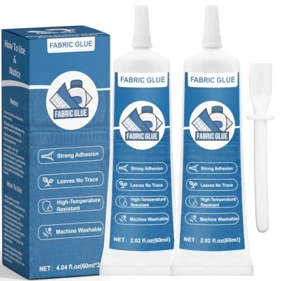 Imagen de INNOVAYOU Pegamento Textil 120ml, Sin necesidad de Costura Impermeables Para Tela, Tela todas las Telas, Algodón, Franela