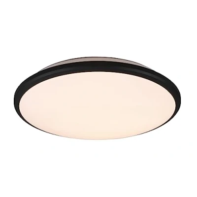 Imagen de Reality, Plafón, Limbus incl. 1 x LED,SMD,20,5 Watt,3000K,2300 Lm. Cuerpo: Plástico, estera negra Ø:34,7cm, A:6,5cm Regulable mediante interruptor,