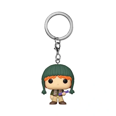Imagen de Funko Pop! Keychain: Harry Potter Holiday Ron Weasley Minifigura de Vinilo Coleccionable Llavero Original Relleno Calcetines Idea Regalo Mercancia Oficial Movies Fans