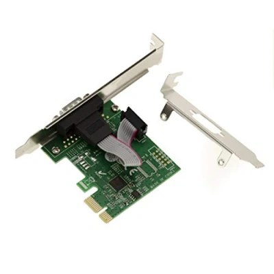 Imagen de KALEA INFORMATIQUE Tarjeta controladora PCI Express PCIe Serial RS232 de 1 puerto con chipset ASIX AX99100. Opciones montaje LOW y HIGH PROFILE