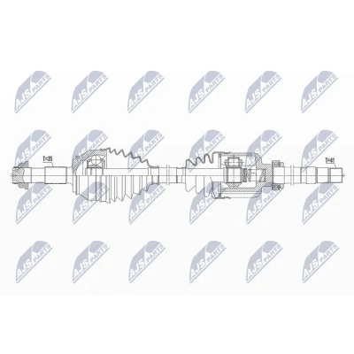 Imagen de Semi eje NTY NPW CT 119