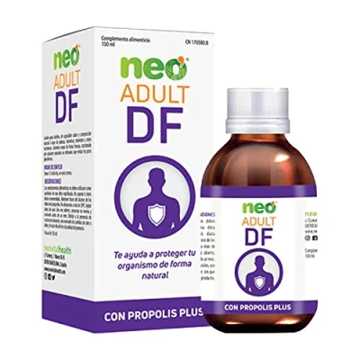 Imagen de NEO ADULT Defensas 150 ml Jarabe para Aumentar las de Forma Natural A Base Propóleo, Equinácea, Reishi, Vitamina C y Oligoelemento Manganeso Cobre Adulto