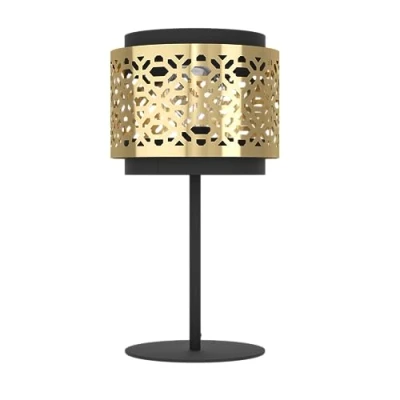 Imagen de EGLO Lámpara de mesa Sandbach en negro y latón