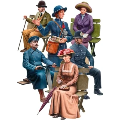 Imagen de miniart equipaggio e passeggeri dell&#039;omnibus 1/35 38092