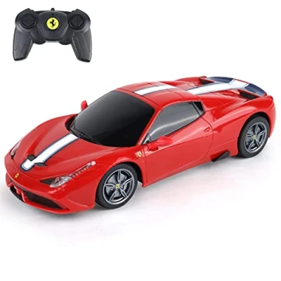 Imagen de TURBO CHALLENGE Ferrari 458 Speciale RC Prestige 095608 Coche de Control Remoto Rojo 1/24 Pilas no Incluidas Plástico A Partir 6 años