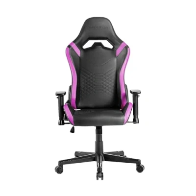 Imagen de Mars Gaming MGC PRO, Silla Profesional, Acabado Cuero PU, Reposabrazos 2D y Respaldo Reclinable 135, Cojines Lumbar Cervical Soft Touch, Ruedas XL Pistón Gas Clase 4, Morado