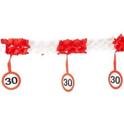 Imagen de Guirnalda decorativa de cumpleaños para 30 cumpleaños, decoración hombre, mujer, hombres, mujeres, mesa,