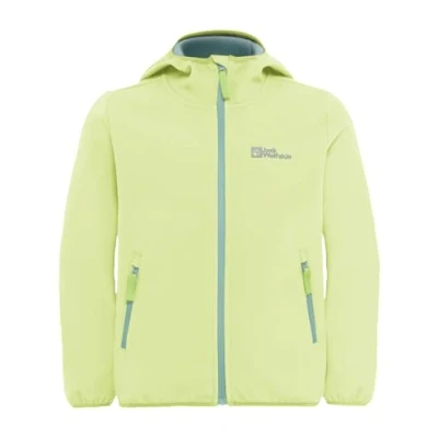 Imagen de Jack Wolfskin Fourwinds KIDS Unisex Chaqueta softshell para niños, Talla: 16a, Cool matcha