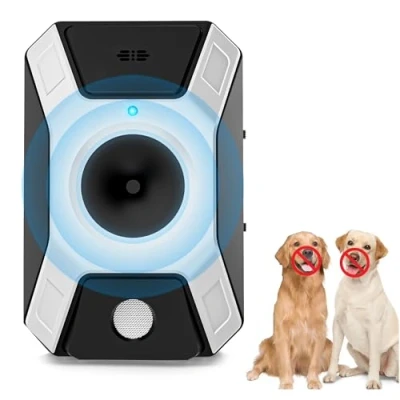 Imagen de WARDBES Mejorar antiladridos para Perros,ultrasonidos Perros, automático Dispositivo antiladridos, 3 Frecuencias