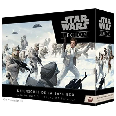 Imagen de Star Wars Atomic Mass Games Legion Defensores de la Base Eco Juego Miniaturas en Español, SWL122ES