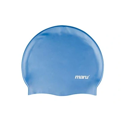 Imagen de Maru A0836 Gorro de Natacion, Adultos Unisex, White, Un tamaño