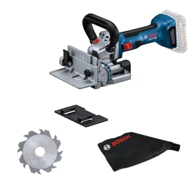 Imagen de Bosch Professional 18V System engalletadora a batería GFF 22, incl fresa de disco para corte Ø 105 mm, saco polvo, placa encajable, llave amoladora, sin batería/cargador