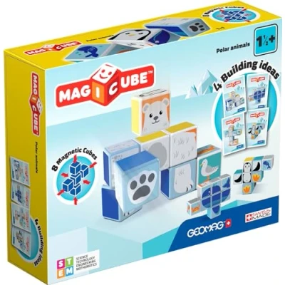 Imagen de Geomag Magicube Juguete de construcción, Multicolor, 8 Piezas (134), Color/Modelo Surtido