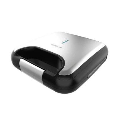 Imagen de Cecotec Sandwichera Rock&#039;nToast Grill +, 800W de Potencia, Revestimiento piedra RockStone, Antiadherente, Acero Inoxidable, ecológico libre PFOA