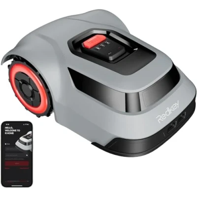 Imagen de Redkey MGC1000 Robot Cortacesped, Cortacésped con Cable Delimitador 1000m² Tecnología C TOF Planificación de Rutas Cartografía 45% Capacidad Escalada Control APP Silencioso 57dB