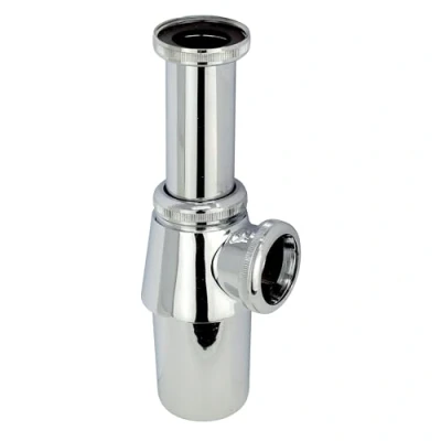 Imagen de Wirquin 30718960 Sifón de lavabo 1 4 D32 Latón cromado