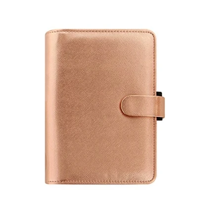 Imagen de Filofax Saffiano Cuaderno personal organizador, color oro rosa