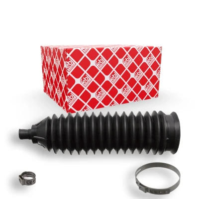 Imagen de FEBI BILSTEIN 101678 Juego de fuelle, dirección Termoplástico Eje delantero, izquierda, derecha con abrazaderas DAEWOO: Kalos Hatchback