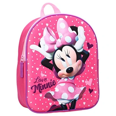 Imagen de Kidzroom Backpack Minnie Mouse Strong Together Unisex Mochila para niños, Talla: One Size, Pink
