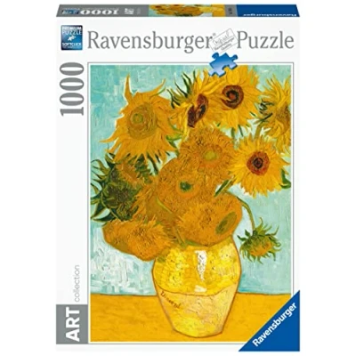 Imagen de Ravensburger Puzzle Van Gogh: Los Girasoles, 1000 Piezas, Puzzles para Adultos, Piezas Pegamento Enmarcar, Rompecabezas Puzles Art