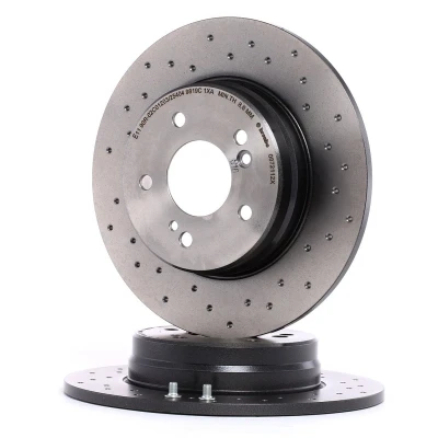 Imagen de BREMBO XTRA LINE 08.7211.2X Disco de freno 290 10 5 macizo, perforado revestido altamente carbonizado con tornillos MERCEDES BENZ: CLK Coupé norauto,