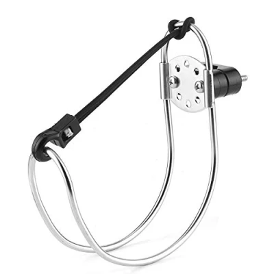 Imagen de Aramox Soporte de aro Salvavidas para Barco, Anillo Acero Inoxidable 5.3 Pulgadas, Herradura, 135 x 160 mm