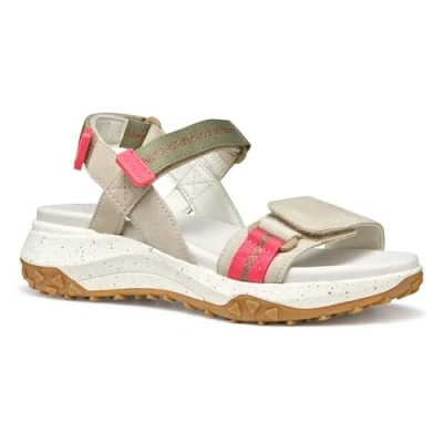 Imagen de Geox D SORAPIS + Grip B, Sandalia Deportiva Mujer, Lt Taupe/Sage, 38 EU