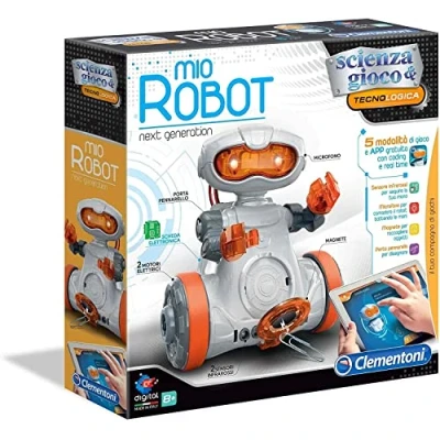 Imagen de Clementoni Science Museum 19112 Ciencia y Juego próxima generación, Robot para niños, Multicolor, Medio (19112)